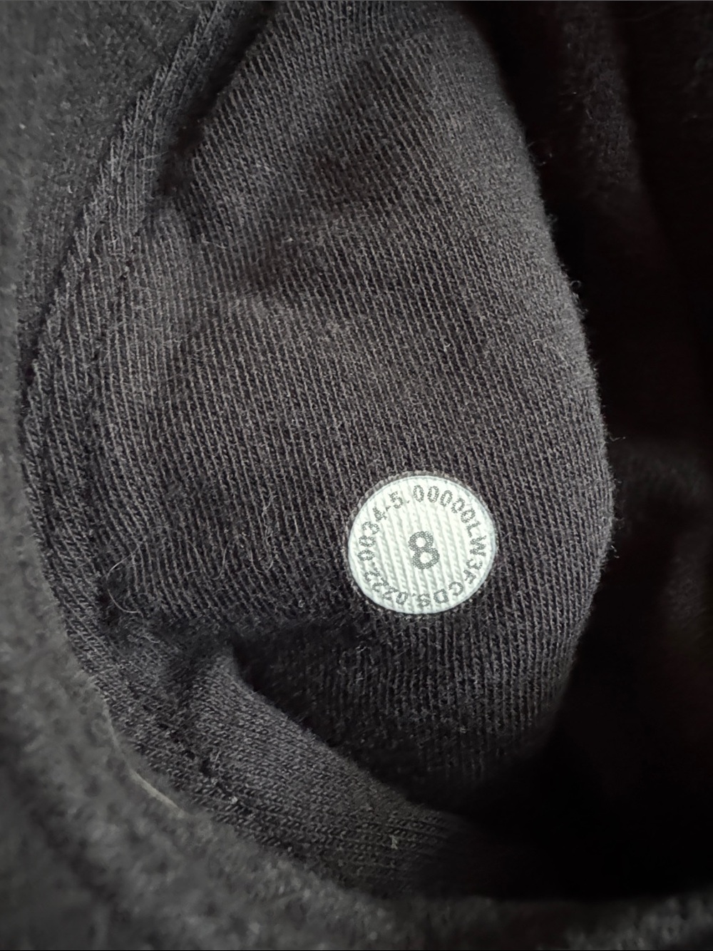 Lululemon Women's University of Alabama Hoodie embroidered 'A' Black/Red Size 8 - Picture 3 of 7